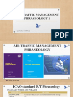 ATC Phraseology for Air Traffic Management
