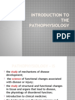 2018 Introduction To The Pathophysiology