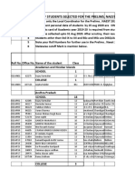 Nani Screening Results