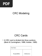 CRC Modeling