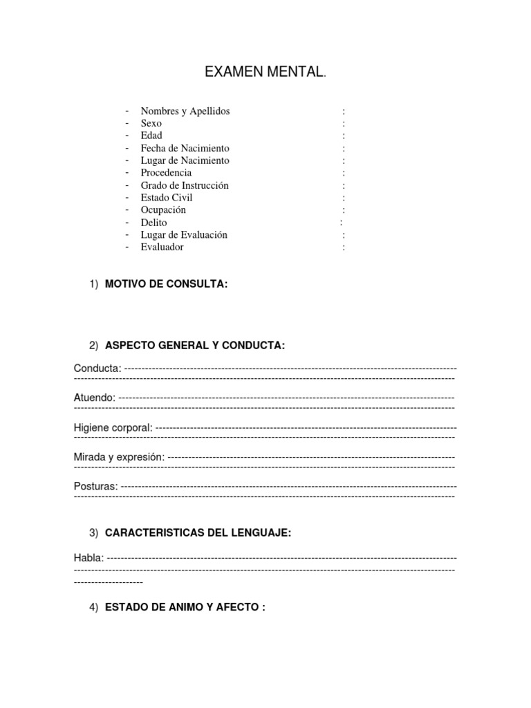 Mi Model de Examen Mental | PDF | Pensamiento | Aprendizaje