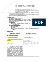 Detailed Lesson Plan in Science 4