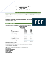 BUS 505 - Final Exam - Fall 2021