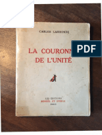 1930 - Carlos Larronde - La Couronne de L'unite