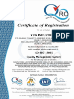 Yug Industries Qro Egac 9001 305021091710Q