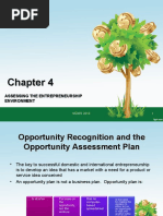 Chapter 4 Ent530 Opportunity Assessment, Swot and BMC