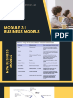 ENT109 PRODUCT DEVELOPMENT AND INNOVATION: BUSINESS MODELS