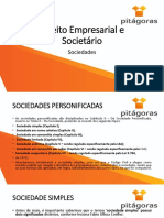 Sociedades Simples: Constituição e Tipos