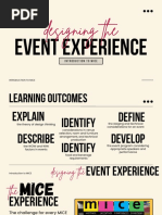 Designing The: Event Experience