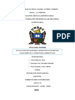 Evaluacion de Madurez y Senescencia en Frutos