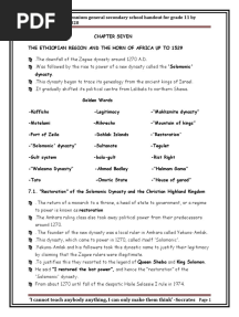 History Note Grade 11chap 7