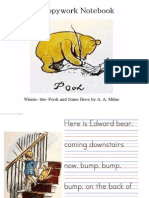 Winnie The Pooh and Some Bees Copywork