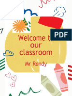 BOOST Cute Playful Handdrawn Classroom Rules Poster