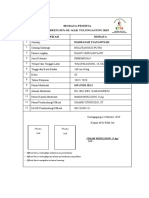 Biodata Peserta Porseni Bulutangkis