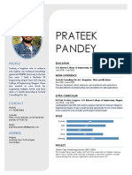 Prateek Pandey Resume