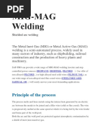 Mig Mag Welding Procedure