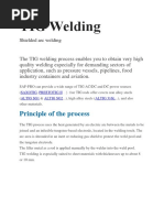 Tig Welding Procedure