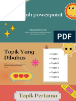 Contoh Powerpoint: Dibuat Oleh Aaron Loeb