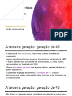 Terceira Geração Modernista No Brasil