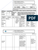 Plan General de Estudios 2023 Grado 11