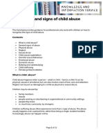 Definitions Signs Child Abuse1