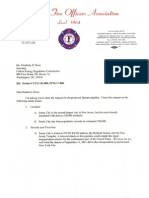 Jersey City Fire Officers Association Letter to FERC re