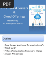 Lect6-IoT-Cloud Storage Models and Communication APIs