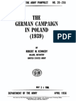 The German Campaign in Poland 1939 USA 1956
