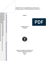 Analysis of Flavor-Forming Volatile Components in Garlic for Coated Peanuts Application