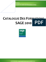 Catalogue Formations SAGE