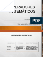 Operadores Matemáticos - PPSM