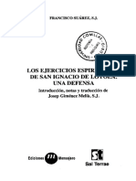 Los Ejercicios Espirituales de San Ignacio. Una Defensa. Francisco Suárez SJ