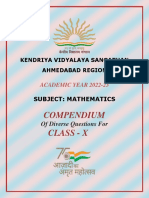 MATHS Class X Question Bank 2022-23