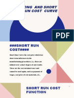 Long and Short Run Cost CurvE 1111