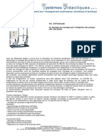 Fiche Technique EWTGUHL962 - HL 962 Banc de Montage Pour L'intégration Des Pompes