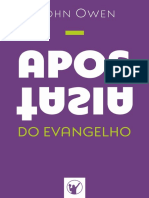 PRIMEIRAS PAGINAS Apostasia Do Evangelho John Owen