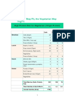 Sample Diet Plan High Protein