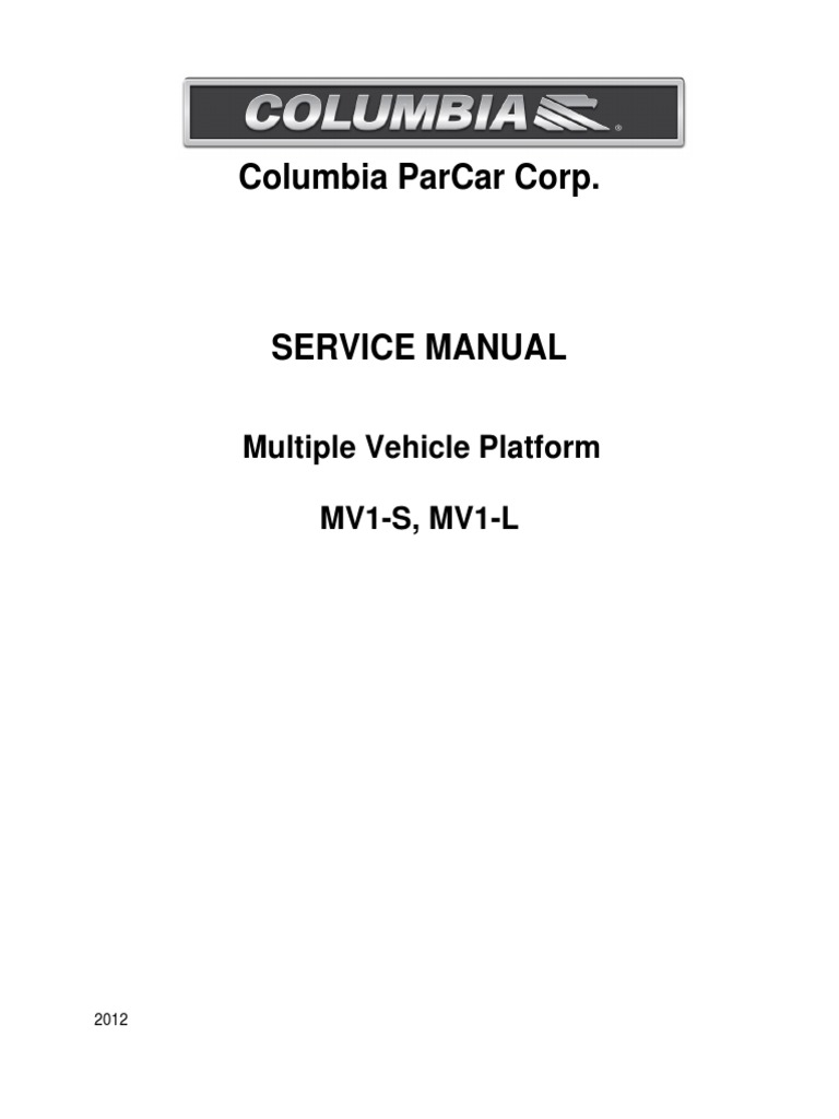 CPC-Service Manual MVP Rev01 | PDF | Brake | Vehicles