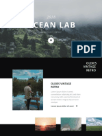 Ocean Lab Photo Album Powerpoint Template