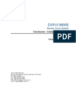 SJ-20110624091725-006 ZXR10 8900E (V3.00.01) Series Core Switch Hardware Installation Guide