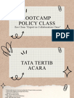 Bootcamp Policy Class Eco Class "Expert in Collaboration Class"