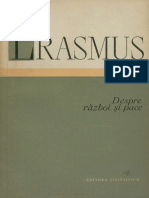 Erasmus Despre Razboi Si Pace 1960