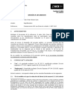 187-19 - Julio Cesar Gomez Lara - Impedimentos