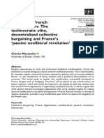 Theorising French Neoliberalism: Technocratic Elite and Decentralised Collective Bargaining