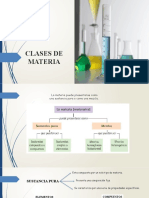 Clases de Materia