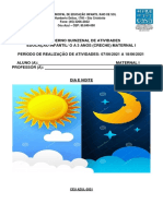 8º CADERNO MATERNAL I - Raio de Sol