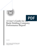 User's Guide - Bank Holding Co Performance RPT