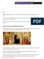 Arte Medieval_ resumo, arte românica e arte gótica - Toda Matéria