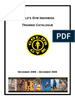 Training Catalogue - Gold's Gym - 20081112
