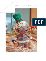 Crochet Gingerbread Man Amigurumi
